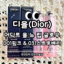 디올 어딕트 올 뉴 립 글로우 듀오 001핑크&amp;031스트로베리!!