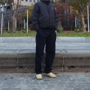 예일 남자 경량 패딩 데일리룩 후기 007 가방없는 패딩