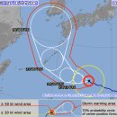 12호태풍 할롤라 예상경로 이미지