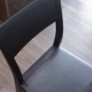 한샘 댄디6003네오모던4인 식탁세트 (실버펄, 유리포함, 의자네개) -실사有 (전체샷추가) 이미지