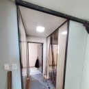 한신디자인 | 동탄 원슬라이딩 중문 교체 시공 후기 : 디자인 때문에 재시공한 사례 (한신더휴)