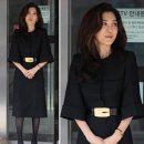 이부진, 호텔신라 주총 패션…우아한 블랙 룩+골드 포인트 &#39;눈길&#39; 이미지