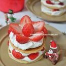 홈베이킹 딸기 케이크 만들기 노오븐 레시피 딸기요리 생크림 휘핑크림 차이 이미지