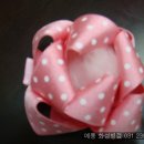 핑크 머리띠 (도트,땡땡이무늬) 이미지