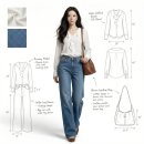 브라운스프링 | [스프링피버] 이주빈 드라마 패션 분석: 러플 블라우스 + 와이드 데님 찐핏 후기!