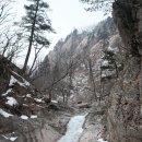 설악산 대청봉 겨울 산행 후기 5 / 희운각-소공원 입구 코스