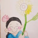 인물화 데생드로잉 이미지