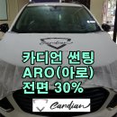 아로모터스 | 카디언썬팅 필름 더뉴트랙스 전면 측 후면 열차단썬팅 후기 카이던 ARO 필름 강력 추천