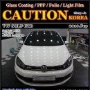 [청주코션] VW Golf GTD 코션가드 풀시공+탑폴리에+라이트 스모그 필름 이미지
