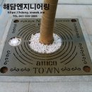 압연강재 디자인 수목보호판 제작합니다.(화강석받침틀,인조석받침틀 선택 시공) 이미지