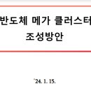 “세계 최대·최고 반도체 메가 클러스터” 조성방안 발표 이미지