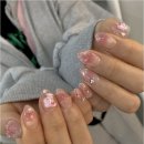 10분샵 부평시장점 | 부평네일샵 힛츠네일 멜로디포인트 치크자석그라데이션 아트