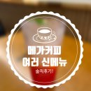 메가엠지씨커피광명소하 | 메가커피 신메뉴 제로 애사비 젤리에이드, 누룽누룽바삭프라페 포함 총 5종 후기