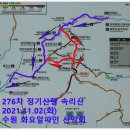 276차 정기산행 속리산 등산코스(산림청, 한국의 산하, 블랙야크 100대 명산) 이미지