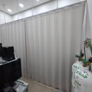 가림디자인 | 하남미사 이비인후과 싱크대 가림커튼 시공후기｜병원 공간가림 커튼 전문 리움커튼