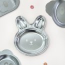 우리그릇상사 | 아둘맘의 자기주도 이유식 그릇 추천 : 스테인레스 토끼 접시 실사용 후기