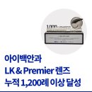 아이백안과, 루시드코리아 드림렌즈 LK &amp; PREMIER 누적 1,200례 이상 달성