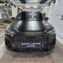 탑폴리싱에서 아우디 Q3 랩핑 및 크롬죽이기 시공후기