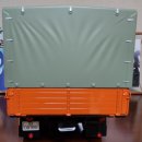 1/18 슈코 벤츠트럭 L911 1952 MHI Orange Flatbed Truck &amp; Cover 한정판 이미지