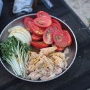 캠핑한끼™ - 간편食! 토마토 닭가슴살 냉채 (비화식) 이미지