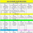 2024.만세보령머드배 조편성 이미지