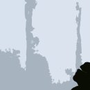 베란더의 유리창에 그려진 한폭의 동양화 ! 이미지