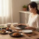 에라토 | 에라토 그릇 패블 6인세트 후기. 블랙&amp;그레이 식탁 감성의 정석