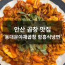 중앙동207 | 안산 중앙동 곱창 맛집 동대문야채곱창 함흥식냉면 솔직 후기