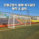 조치원체육공원(축구장) | 이동고정식 철재 축구골대 제작, 설치 / 조치원체육공원 축구장 / 아주스포츠