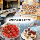 JW메리어트 동대문 딸기뷔페 살롱 드 딸기 팬톤 주말 후기 딸기 디저트 세이보리까지