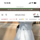 민지콩 햅번 자가드 밴딩 스커트 새상품 이미지