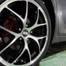 BBS F1 블랙폴리쉬 카본캡 18인치 장착갤러리 이미지