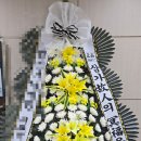 한성병원 | 대구광역시 북구 한성병원장례식장 근조 기업 화환 야간 꽃배달