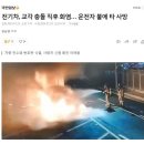 전기차 충돌 직후 화염, 운전자 불에 타 사망 이미지