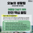 오늘의 생활 팁 - 다슬기 채취, 안전 수칙 이미지
