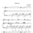 Oblivion (A. Piazzolla)_Flute / "망각" (A. 피아졸라) 원음 악보 이미지