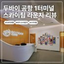 TEAM | 두바이 국제공항 1터미널 SKY TEAM 라운지 후기