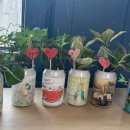 냅킨 아트 화분 만들기 이미지