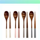 나무수저 | 식탁에 봄이 왔나봄! 키볼리 파스텔 옻칠 나무 수저 4인 세트 후기