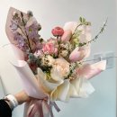 대원카센타 | 북수원 파장동 꽃집 벚꽃 느낌 나는 꽃다발, 여자친구에게 꽃다발 선물+후기 톡❤️ (쥬아드플라워스튜디오)