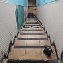 광주상록교회 | 계단 손잡이 한쪽벽만 설치 시공