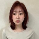 (주)레드오렌지 | 이대 여자 중단발 탈색없이 레드 오렌지브라운 염색 후기와 물빠짐?(feat. 웬디 허쉬컷)