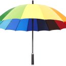 비 오는날 기분 좋아지는 우산 이미지