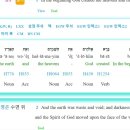 창세기 1장 1절 히브리어로 읽고 이해하기 이미지
