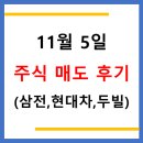 두산전자 | 11월 주식매도 후기 - 삼성전자, 현대차, 두산에너빌리티