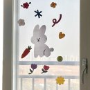 (주)데코인테리어 | 토끼 창문스티커 유리 감성 인테리어 아이방꾸미기 데코 시트지 후기