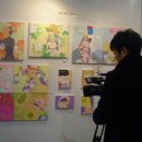 미국 뉴욕 Fountain new york Armory Holl 작품전 인터뷰 받다 이미지