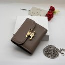 기능명품 | 셀린느 카드지갑 후기 트리옹프 플랩 명품 카드 지갑 추천