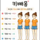 싱글벙글 키빼몸 적정표. 이미지