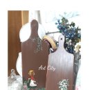 플레이팅 도마 페인팅 이미지